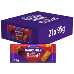 Cadbury Dairy Milk Biscoff Biscuit Chocolate Bar 95g PMP £1.69