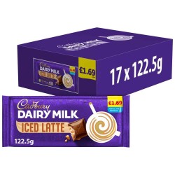Cadbury Dairy Milk Iced Latte Chocolate Bar 122.5g PMP £1.69