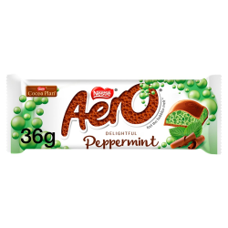 Aero Bubbly Peppermint Chocolate Bar 36g