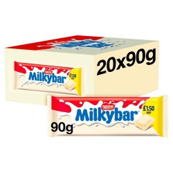 Milkybar White Chocolate Blocks Bar 90g PMP £1.50