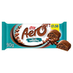 Aero Hazelnut Chocolate Sharing Bar 90g PMP £1.50