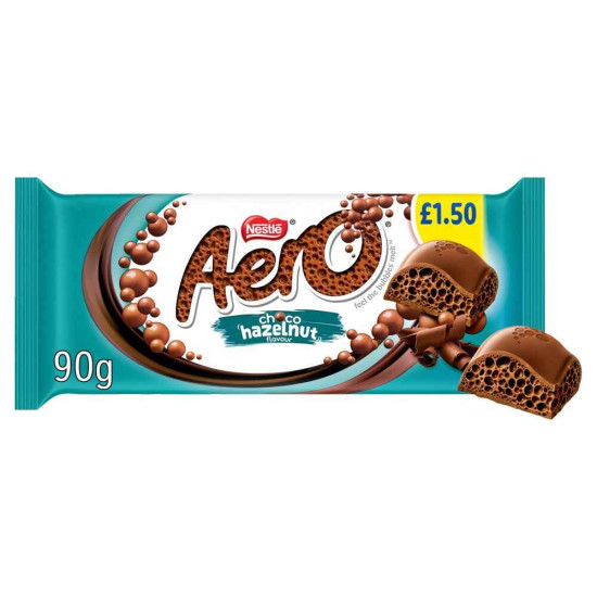 Aero Hazelnut Chocolate Sharing Bar 90g PMP £1.50