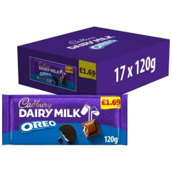 Cadbury Dairy Milk Oreo Chocolate 120g PMP £1.69