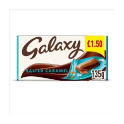 Galaxy Salted Caramel & Milk Chocolate Block Bar 135g PMP £1.50