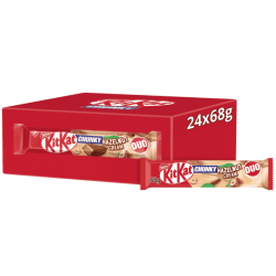 Nestle Kit Kat Chunky Duo Hazelnut Chocolate Bar 68g