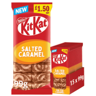Nestle Kit Kat Salted Caramel Chocolate Sharing Bar 99g PMP £1.50