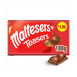 Maltesers Teasers Milk Chocolate & Honeycomb Block Bar 100g PMP £1.50