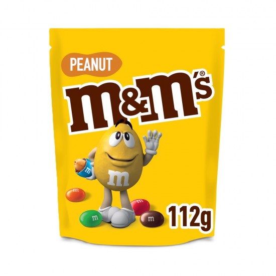 M&M's Crunchy Peanut & Milk Chocolate Bites Pouch Bag 112g