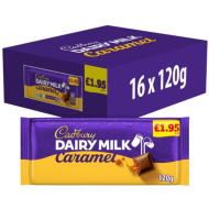 Cadbury Dairy Milk Caramel 120g PMP £1.95