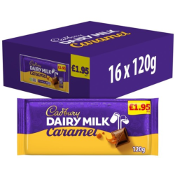 Cadbury Dairy Milk Caramel 120g PMP £1.95