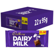 Cadbury Dairy Milk Chocolate Bar 95g PMP £1.95