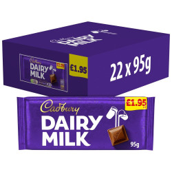 Cadbury Dairy Milk Chocolate Bar 95g PMP £1.95
