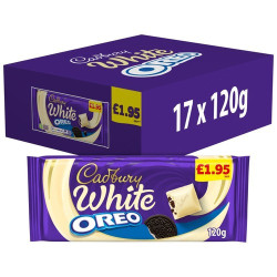 Cadbury Dairy Milk Oreo White 120g PMP £1.95