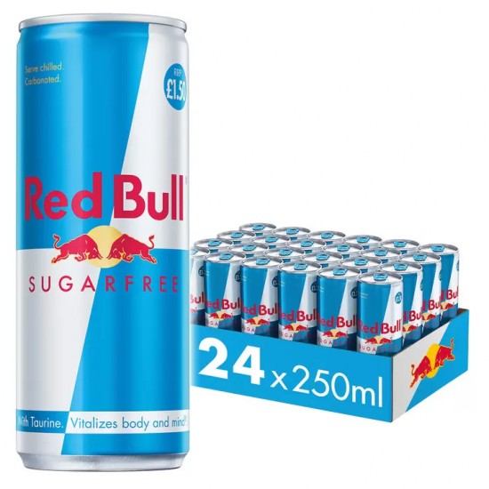 Red Bull Sugar Free Energy Drink 250ml x 24 Pack PM 1.60