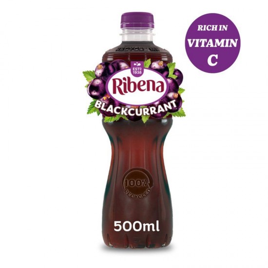Ribena BlackCurrent 500ml x 12