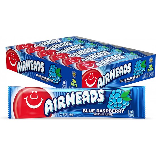 Airheads Blue Raspberry Bar - 0.55oz (15.6g)