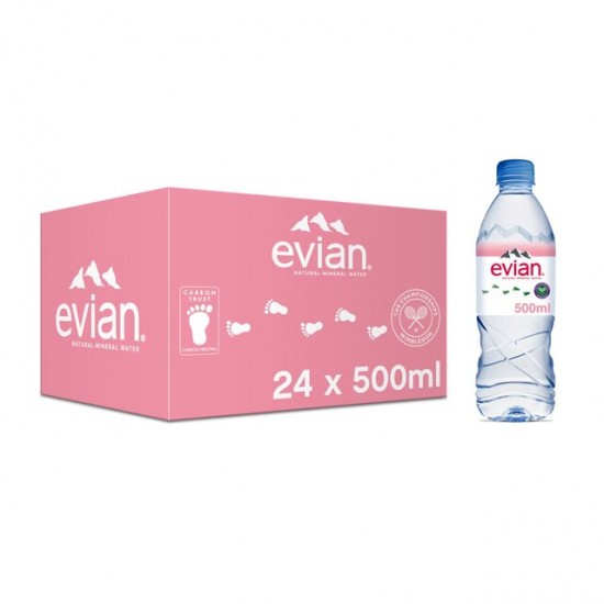 Evian Natural Mineral Water 500ml