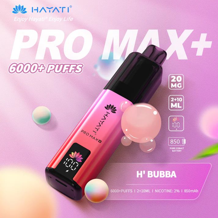 h bubba hayati flavour Hayati Pro Max+ 6000 Prefilled Pod Vape Kit
