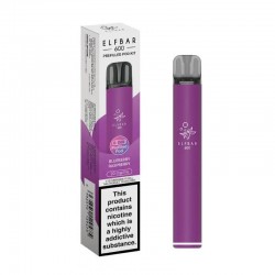 Elf Bar 600 Compliant Prefilled Pod Kit Blueberry Raspberry / 20mg
