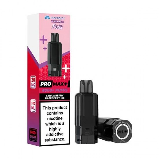 Hayati Pro Max+ - Refills - Strawberry Raspberry Ice - 20mg