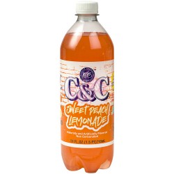 C&C Sweet Peach Lemonade Bottle 710ml - Case
