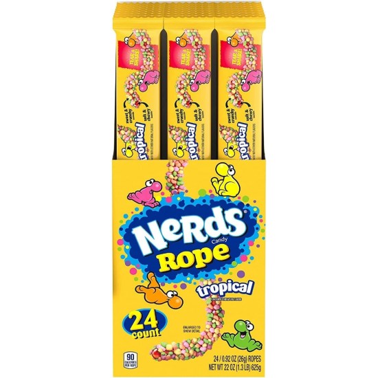 Nerds Rope Tropical Candy 26g 