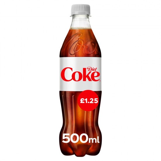 Diet Coke 24 x 500ml PMP £1.25 (BBE 31 August 2023)