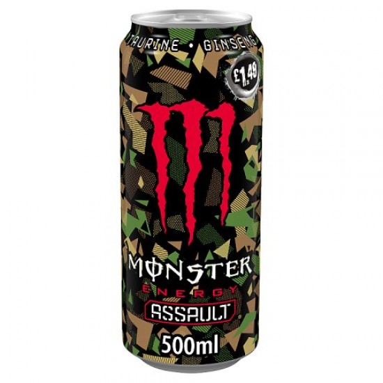 Monster Energy Drink Assault 12 x 500ml PM £1.49