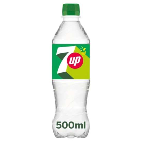 7Up Regular Bottles 500ml