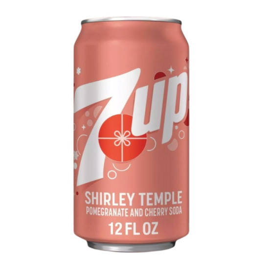 7up Shirley Temple Pomegrante and Cherry Soda  7up Shirley Temple Pomegrante and Cherry Soda