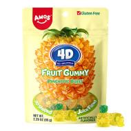 Amos 4D Pineapple Burst Peg 6oz (170g) - 12 Pack