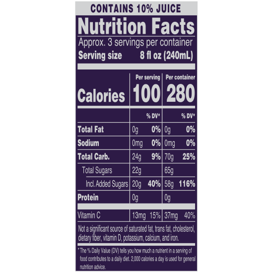 Arizona Grapeade Fruit Juice Cocktail Cans 680ml