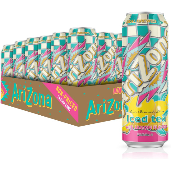 AriZona Lemon Tea Cans 650ml