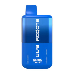 Blue Razz Ice & Blueberry Raspberry | Bloody Bar Ultra Twist 20k Puff