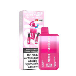 Bluerberry Sour Raspberry & Strawberry Raspberry Cherry Ice | Bloody Bar Ultra Twist 20K Puff