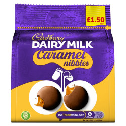 Cadbury Dairy Milk Caramel Nibbles Price Marked £1.50 Cadbury Dairy Milk Caramel Nibbles Price Marked £1.50
