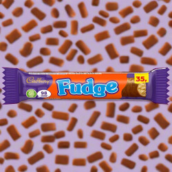 Cadbury Fudge Standard Bars Price Marked 35p Cadbury Fudge Standard Bars Price Marked 35p