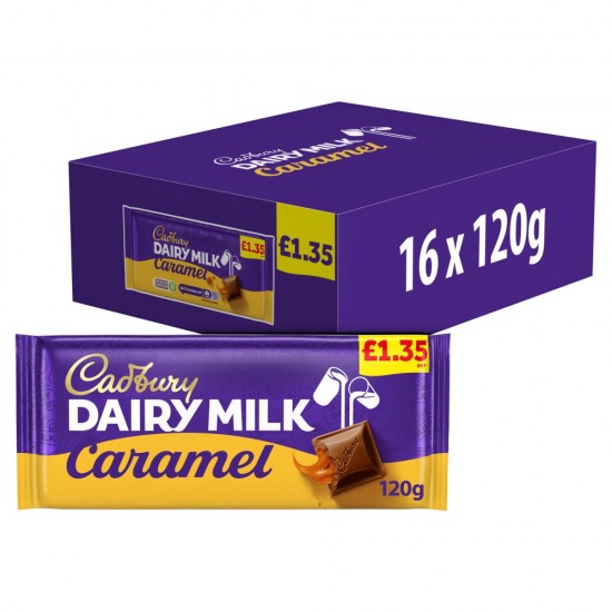 Cadbury Dairy Milk Caramel 120gm RRP-£1.35
