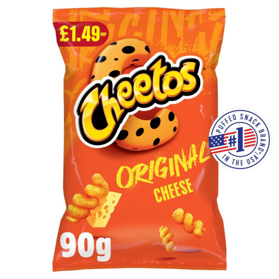 Cheetos Original Cheese Flavour Corn PMP £1.49