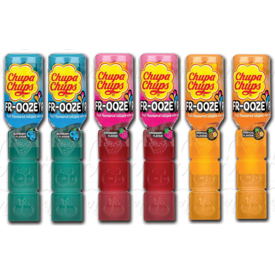 Chupa Chups Fr-Ooze Pop Lollipops 26g