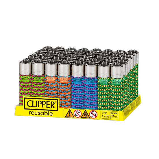 Clipper Lighter Printed Tray of 48