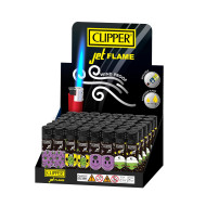 Clipper Reusable Printed Lighter 48pack
