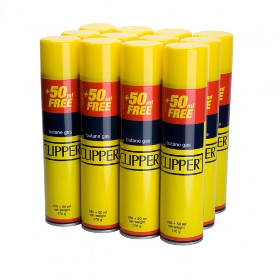 Lighter Gas 12 pack(Clipper)