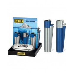 Metal Clipper Blue& Silver