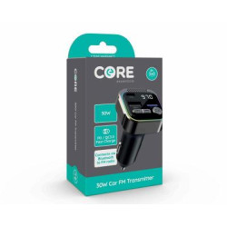 Core Type-C/A 30W FM Car Transmitter