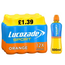 Lucozade Sport Drink Orange 500ml PMP £1.39