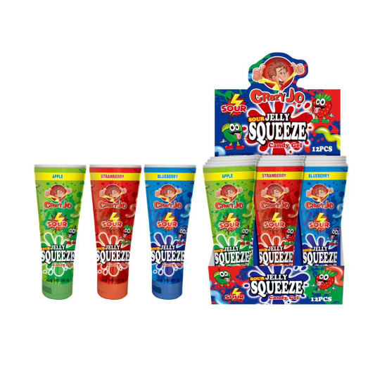 Crazy Jo Sour Jelly Squeez Candy Jel
