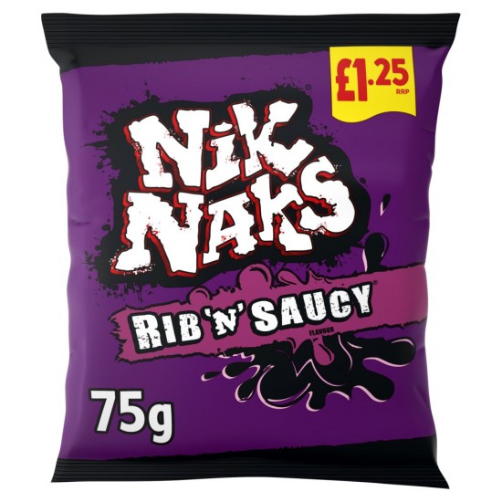 Nik Naks Rib N Saucy £1.25
