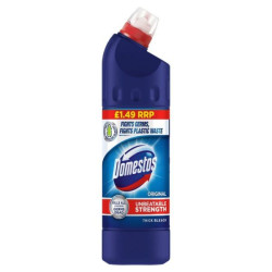 Domestos Thick Bleach 750ml Price Marked £1.49 Domestos Thick Bleach 750ml Price Marked £1.49