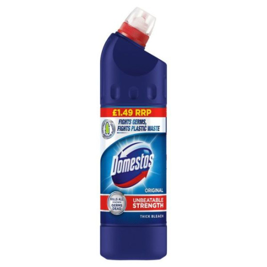 Domestos Thick Bleach 750ml Price Marked £1.49